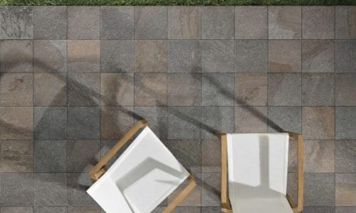 Stone tiles on the floor of a patio - outdoor tiles Bundaberg, QLD