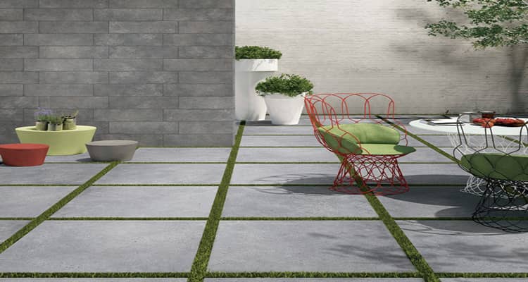 Outdoor Floor Tiles in a Courtyard Area - Tiles Bundaberg, QLD