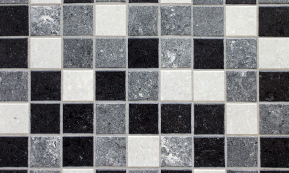 Black white and gray Mosaic tiles - Outdoor tiles Bundaberg, QLD